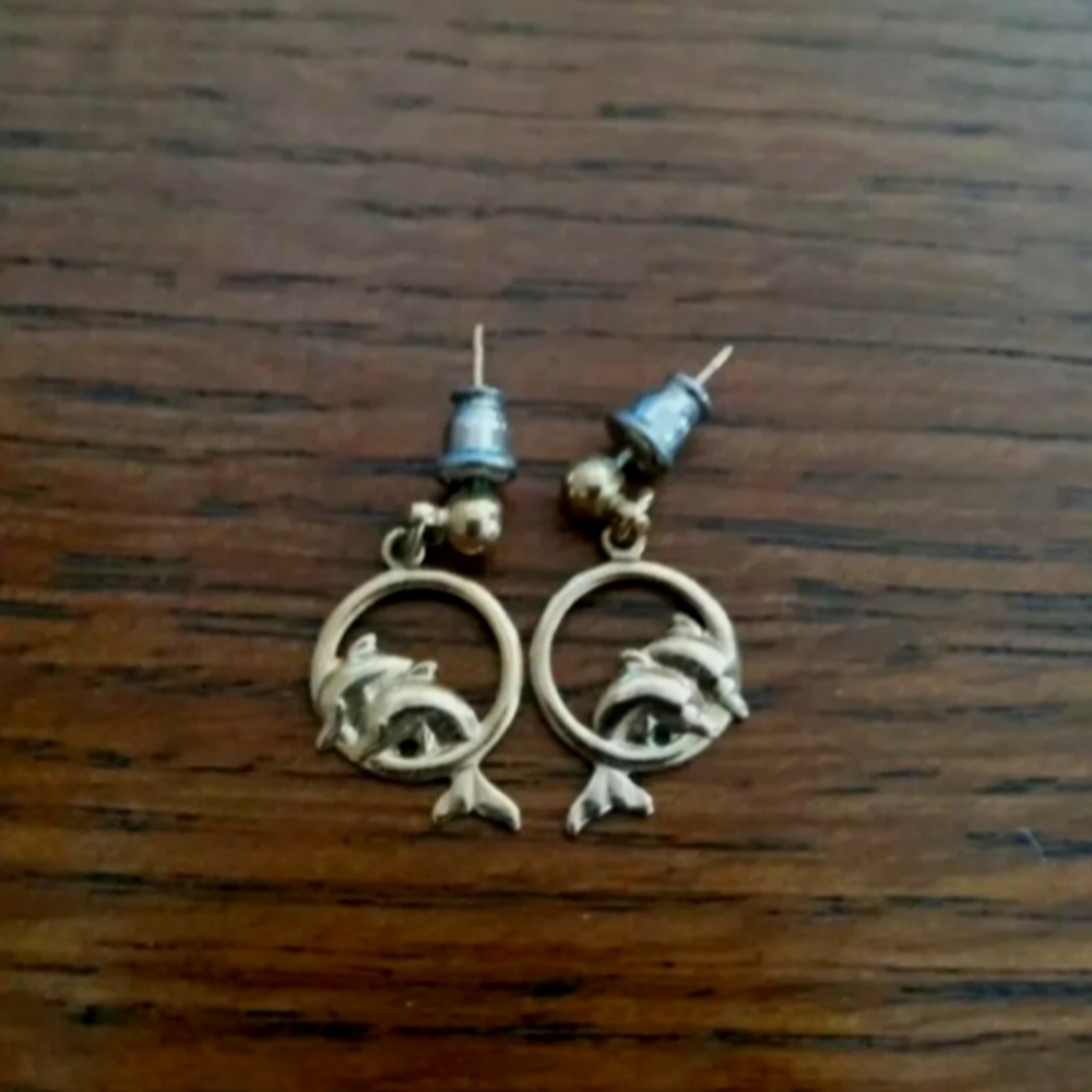 Dolphin earrings